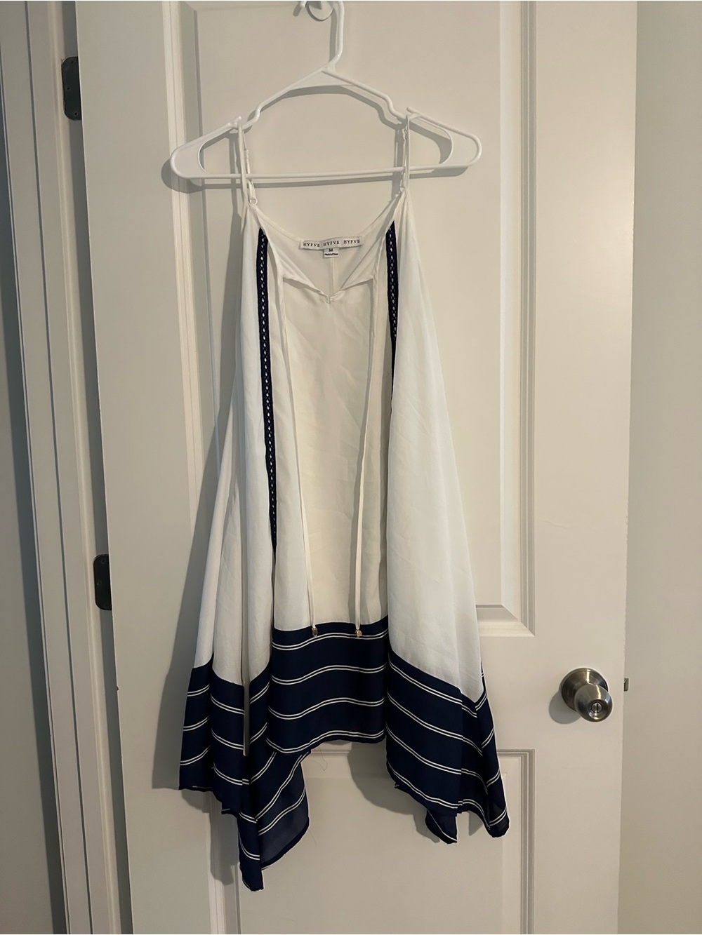 White and Blue Sundress